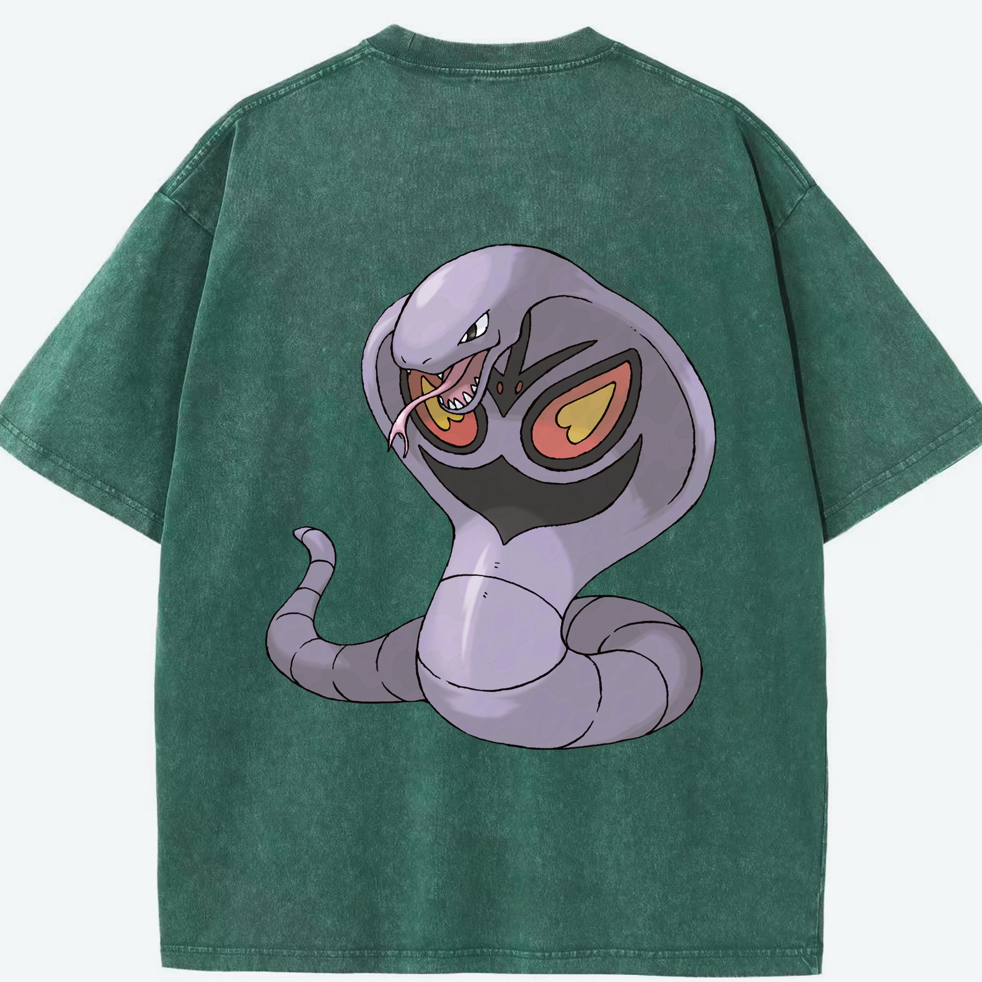 （画像用） ポケットモンスター Pokémon 綿100% ヴィンテージ風 半袖Tシャツ（背面プリント）
